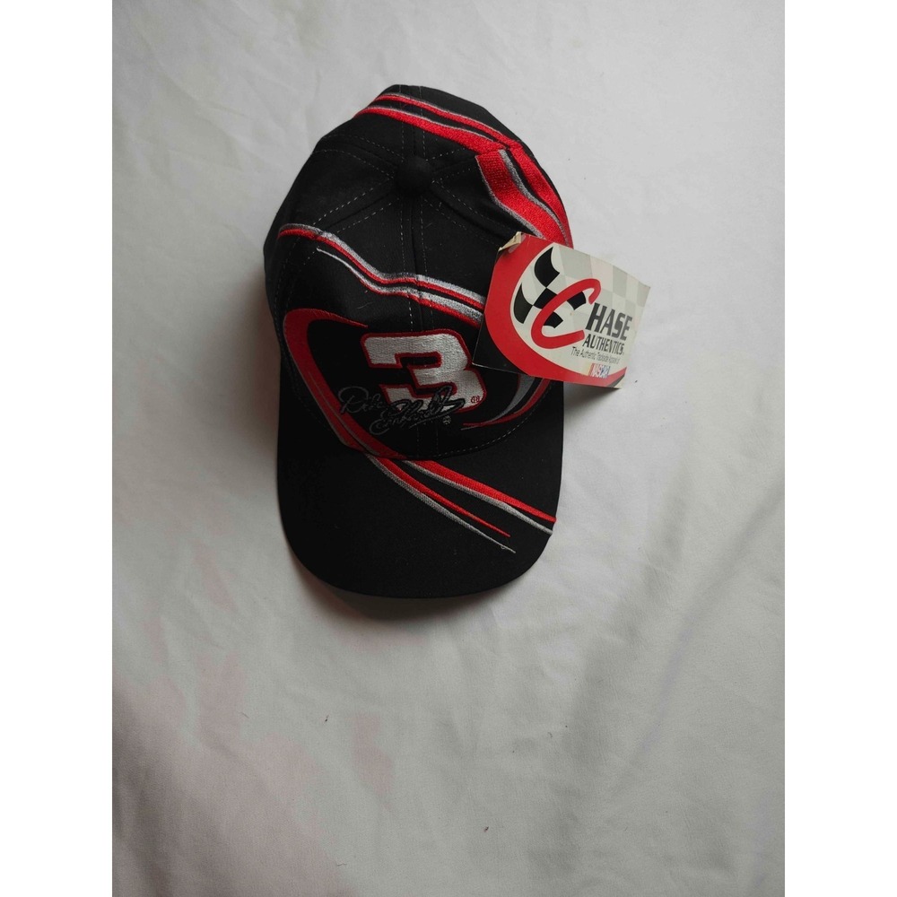 Vtg 90s‎ Dale Earnhardt 3 NASCAR Hat Mens One Size Black Chase Authentics Racing